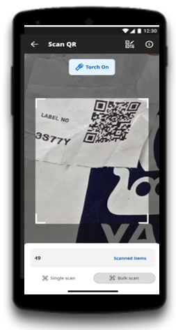 A qr code on a paper

Description automatically generated